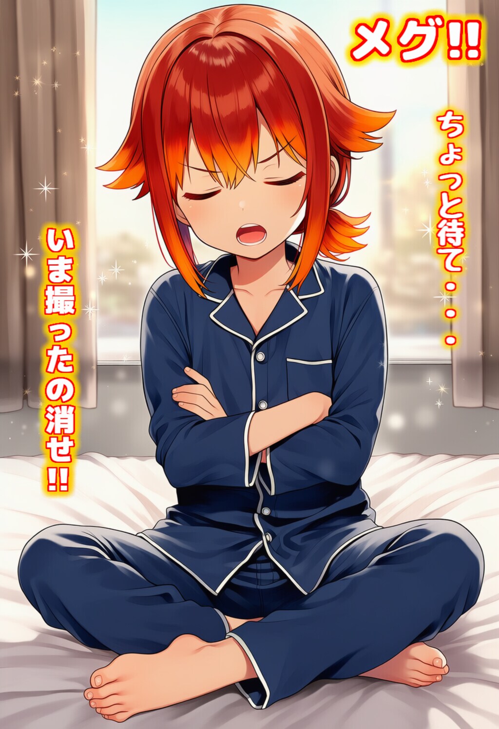 パロディー☆ミーム『ヤムチャのポーズ』で寝ているところを撮られてしまった美少年