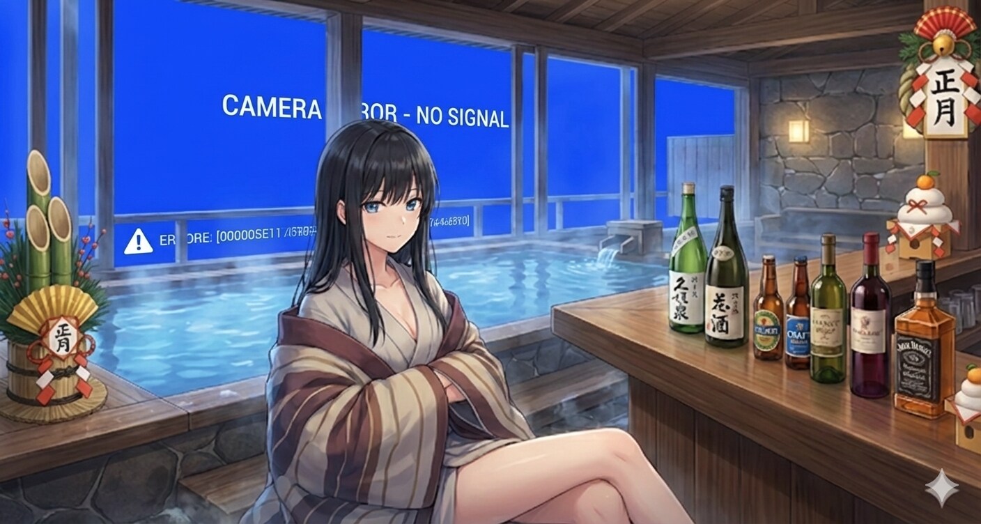 酒気帯び入浴はしてないよ(まだ)
