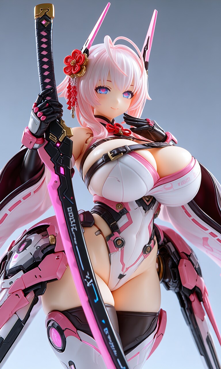異世界制服少女達　メカ娘　姫巫女ストライクモード‼️アクリルドールフィギュア