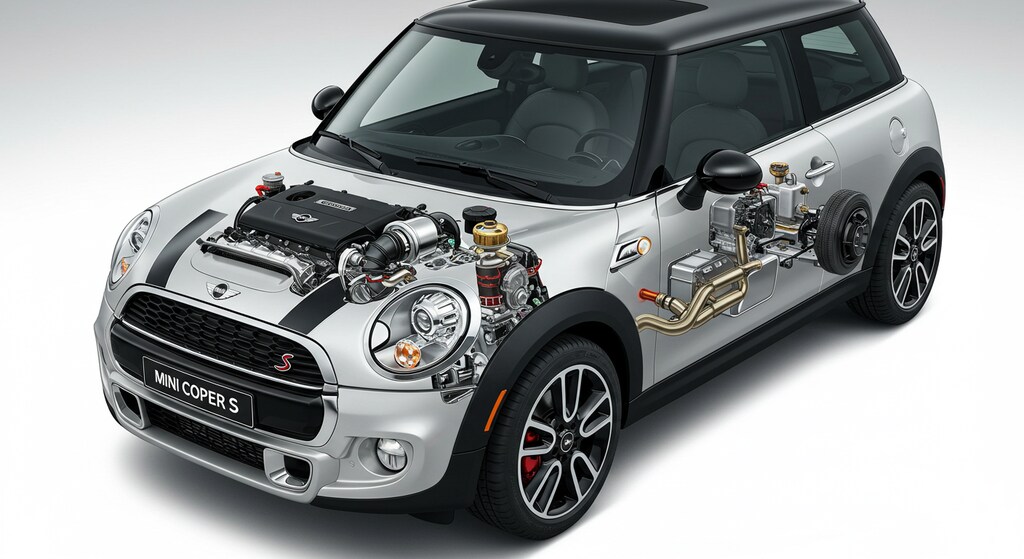 ミニクーパー　透視画面