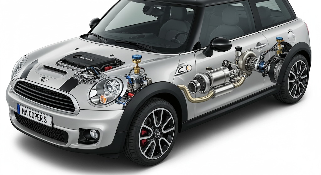 ミニクーパー　透視画面