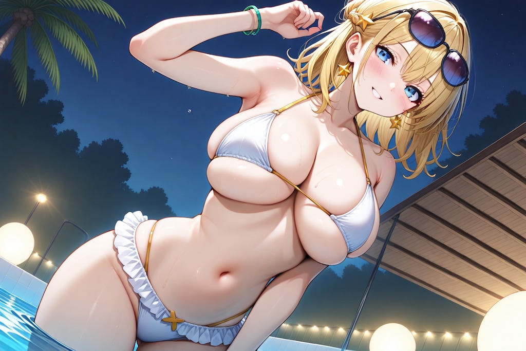 新モデルで水着