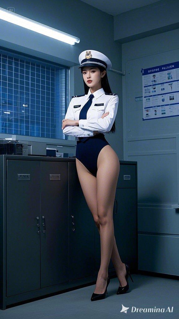 セクシーハイレグ婦警
