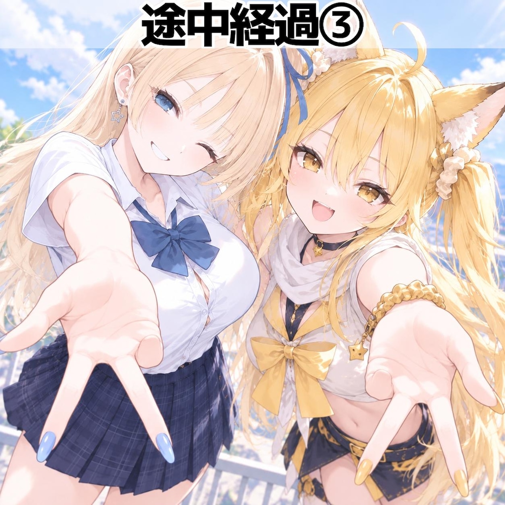 すーさんさんのナミちゃんとギャルピース✌️