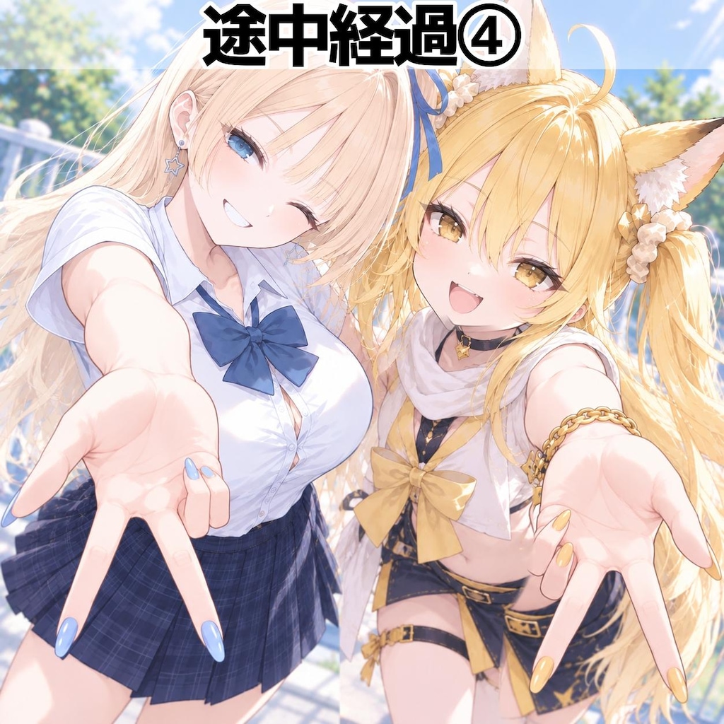 すーさんさんのナミちゃんとギャルピース✌️