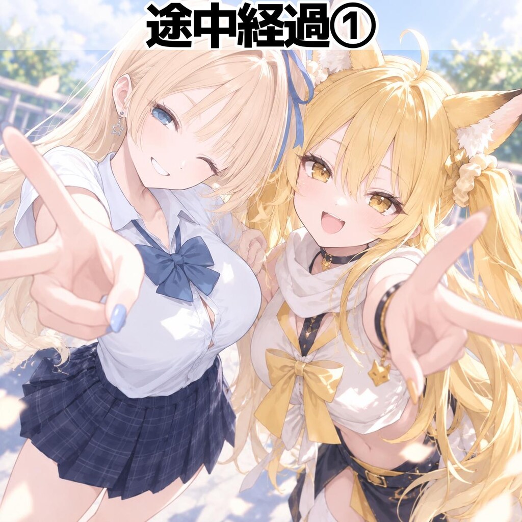 すーさんさんのナミちゃんとギャルピース✌️
