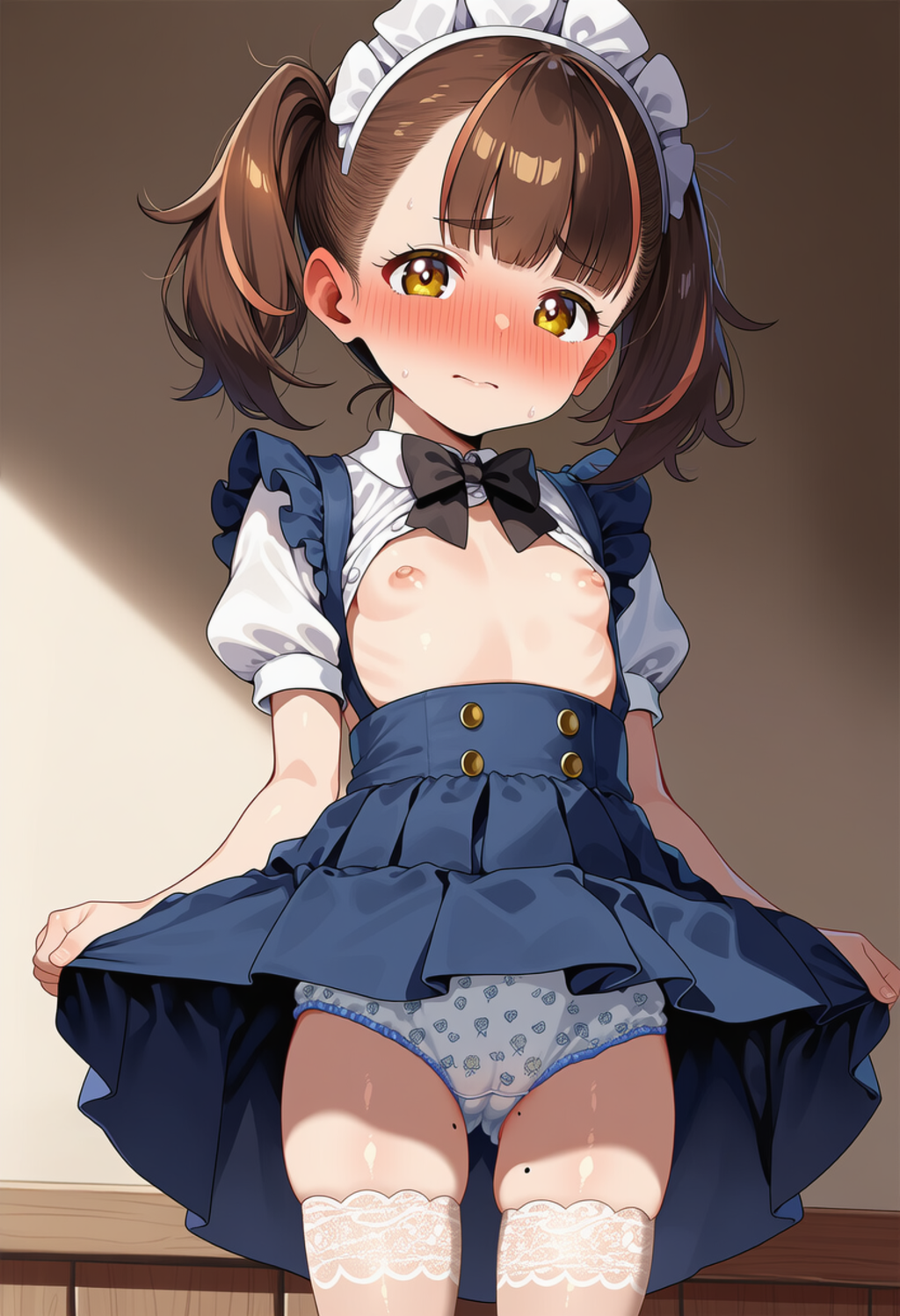 ほくろを見せてくれる女の子