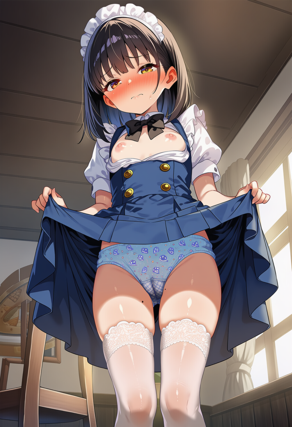 ほくろを見せてくれる女の子