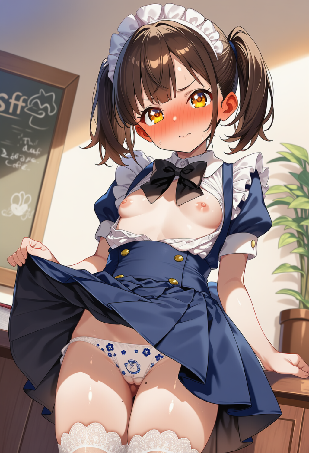 ほくろを見せてくれる女の子