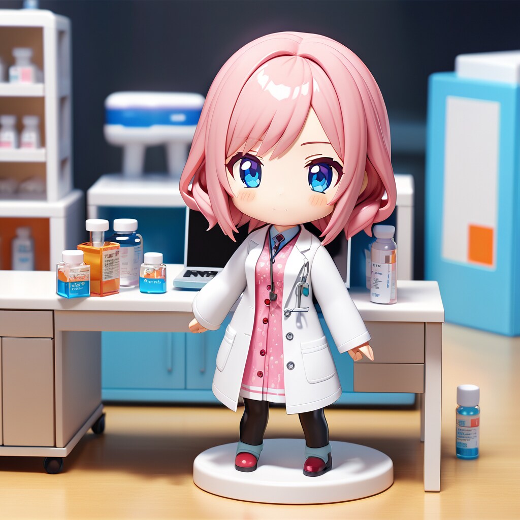 ねんどろいど風の女医さん