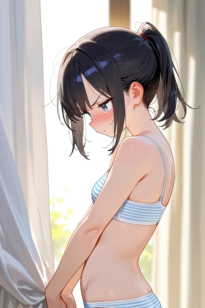 パジャマのあの子のパジャマを脱がせた。