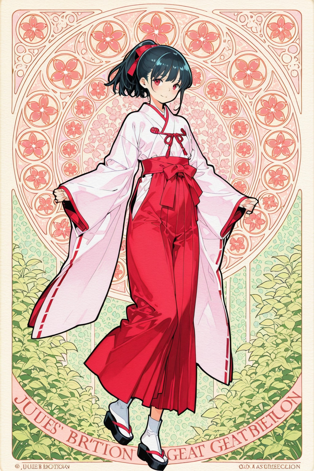 巫女さん | の人気AIイラスト・グラビア