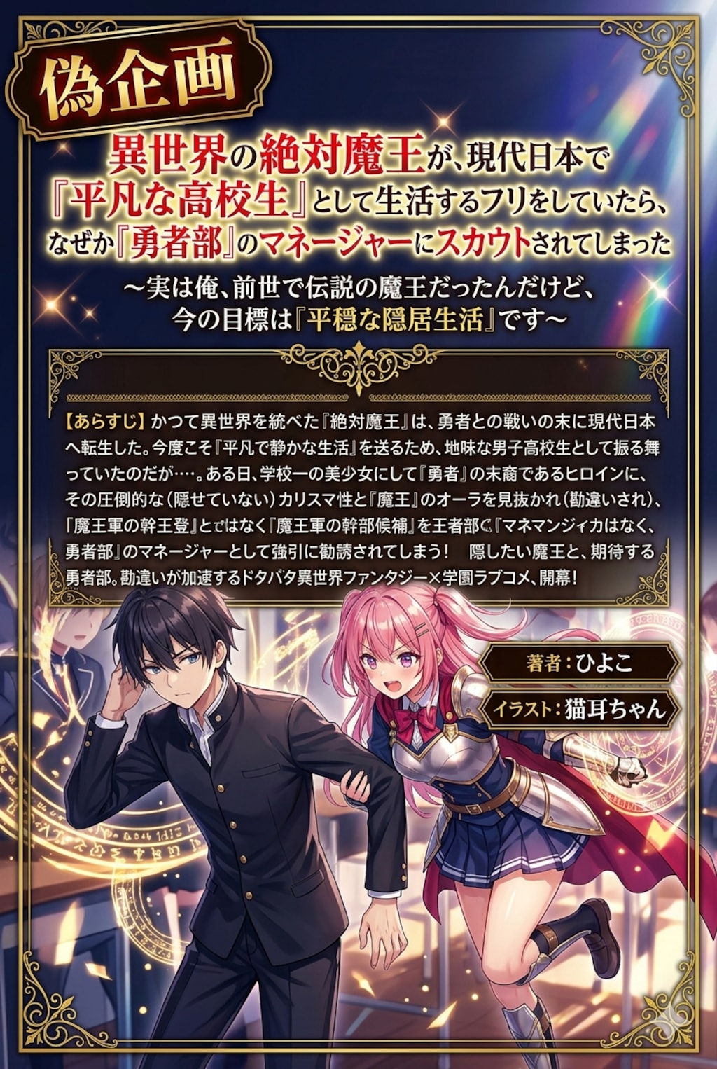 ラノベ風　表紙