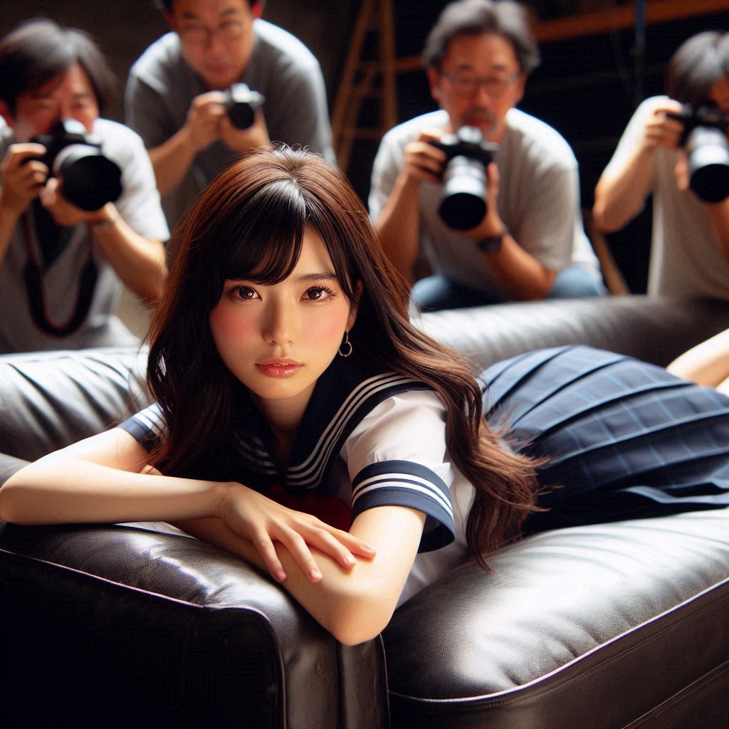 制服美💛25（うしろから） | の人気AIイラスト・グラビア