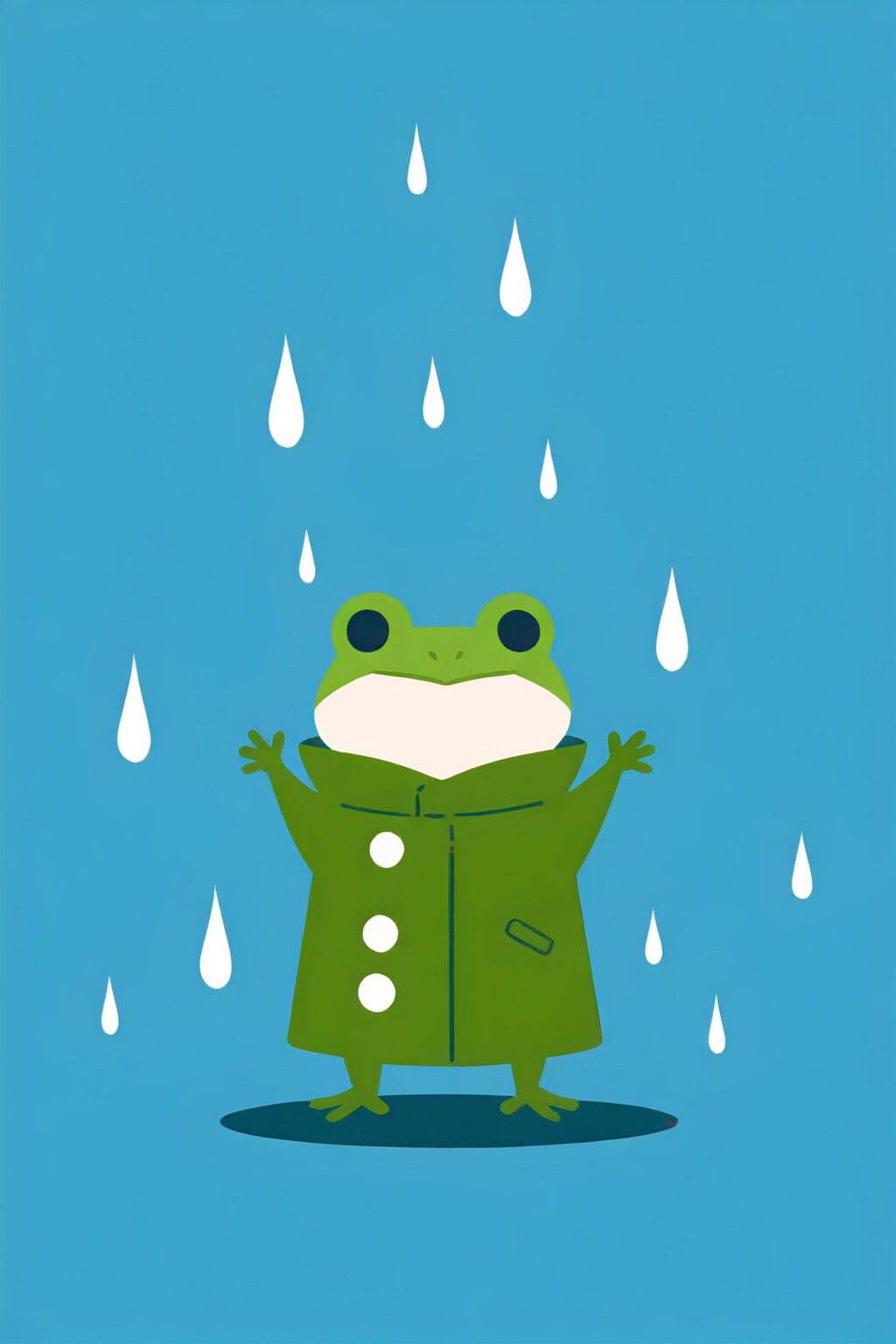 フロッグレインコート