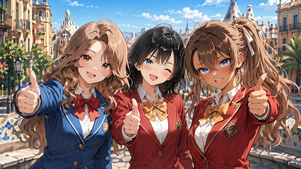 友里奈さんと欧州の旅