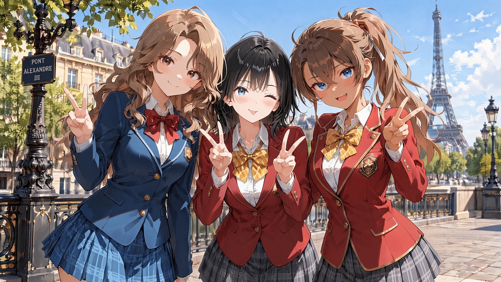 友里奈さんと欧州の旅