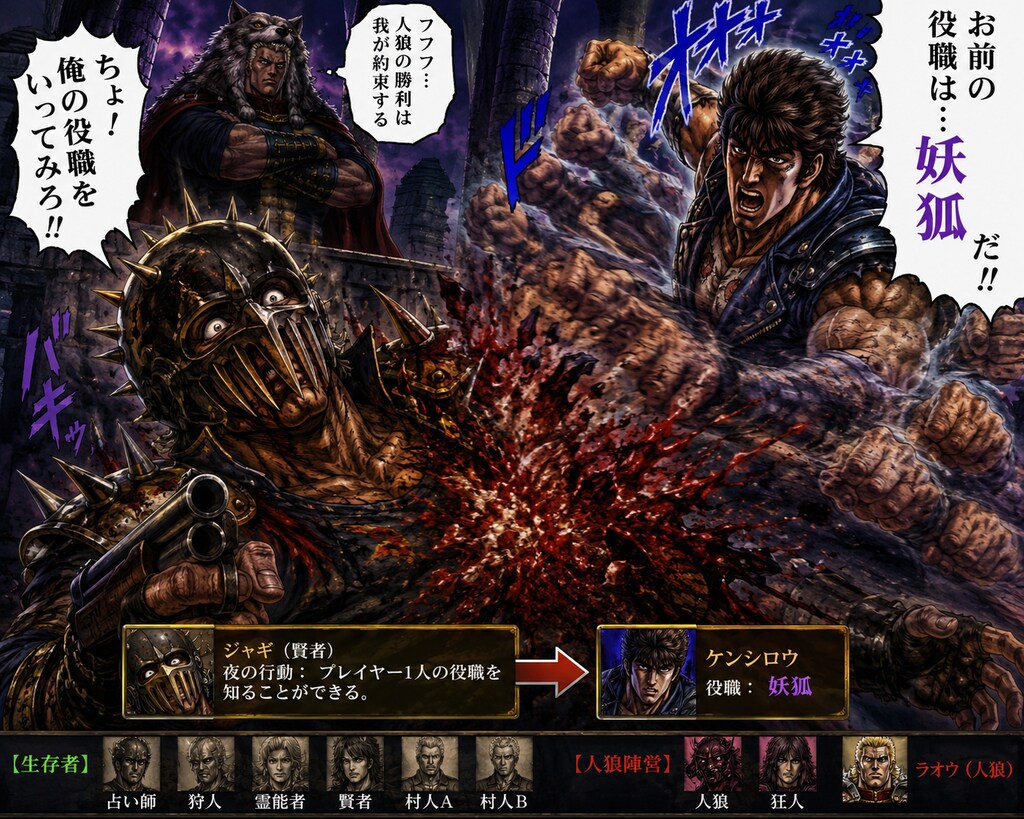 賢者の占いが妖狐に突き刺さる！