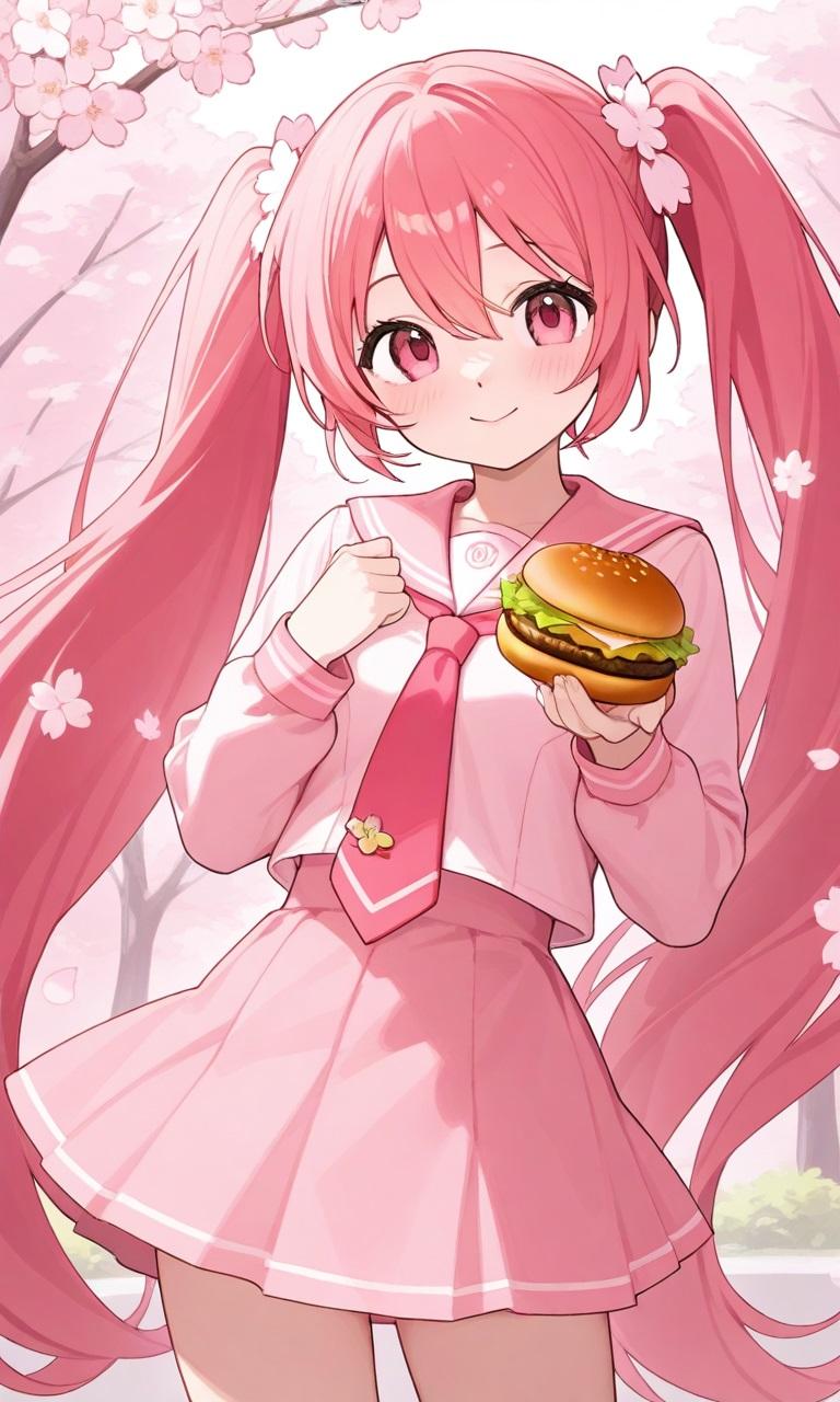 ハンバーガー食べる？