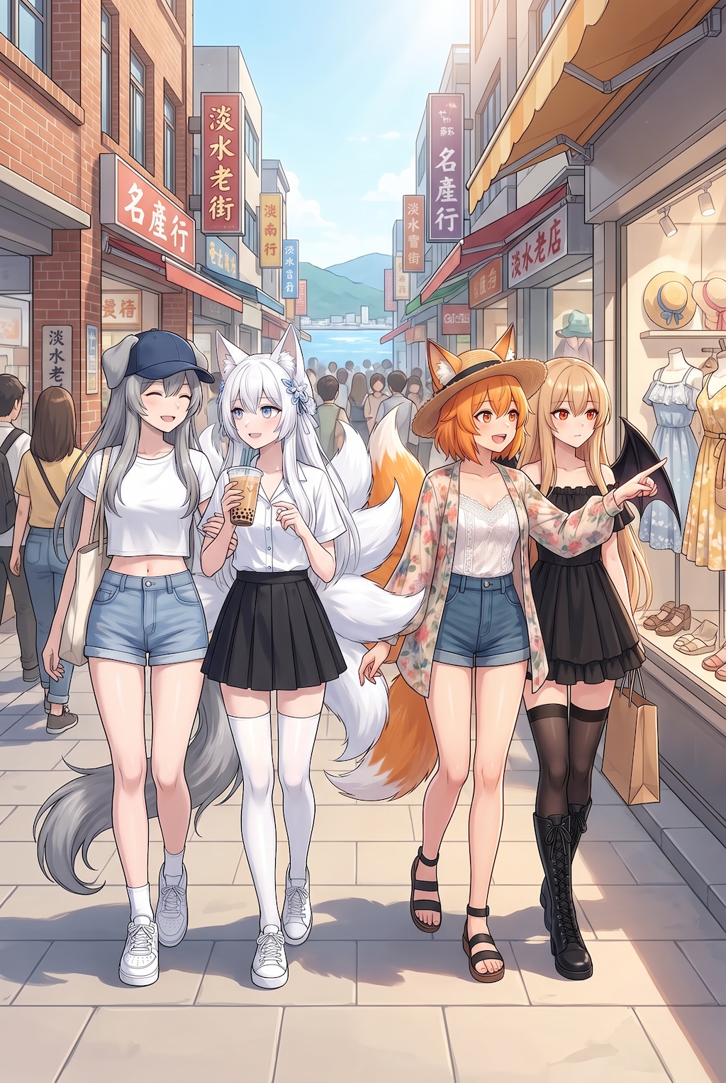 夏日の散歩