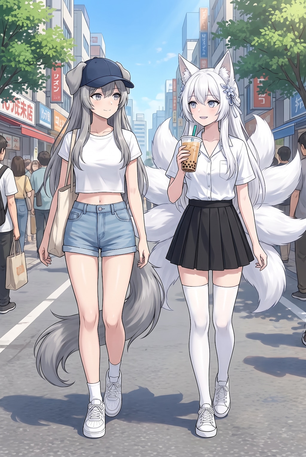 夏日の散歩