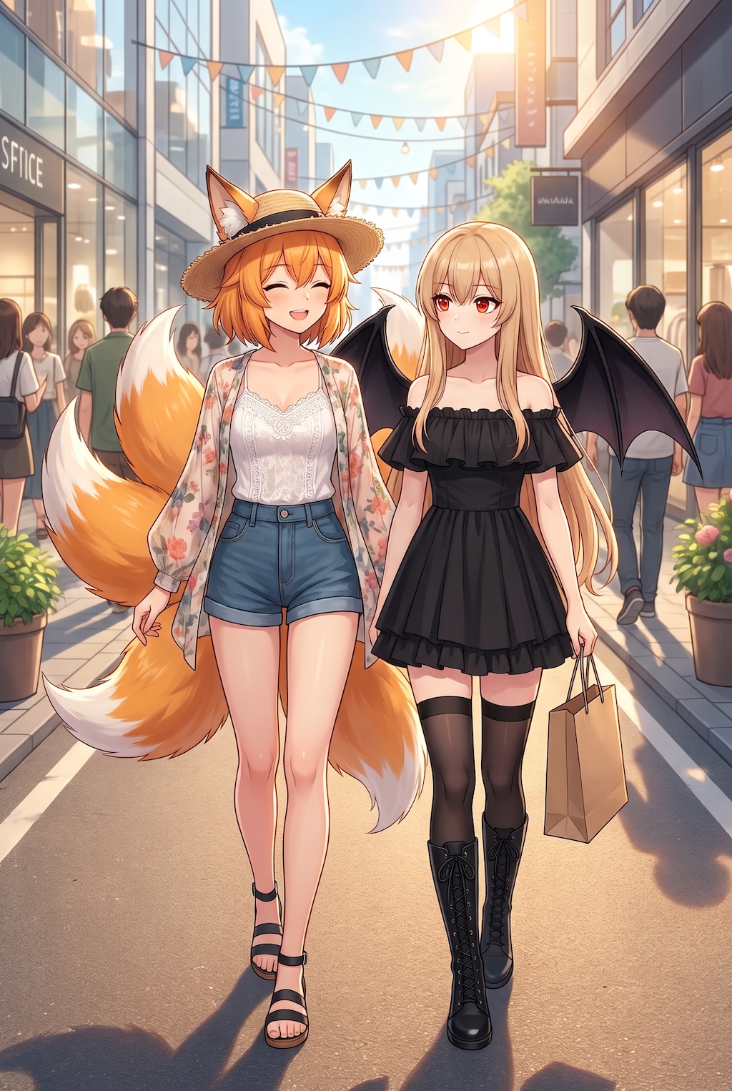 夏日の散歩