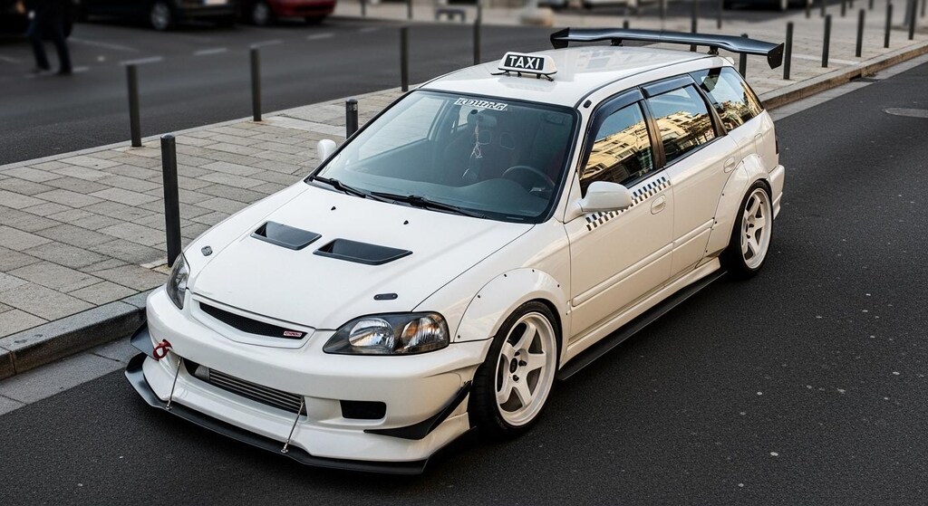 シビックワゴンタクシーのドリ車