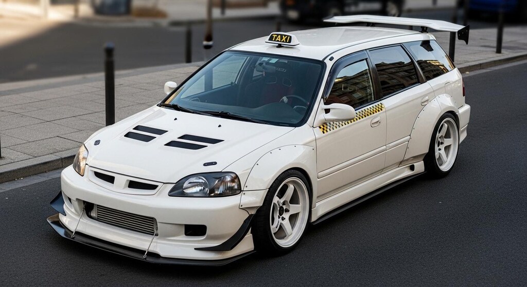 シビックワゴンタクシーのドリ車