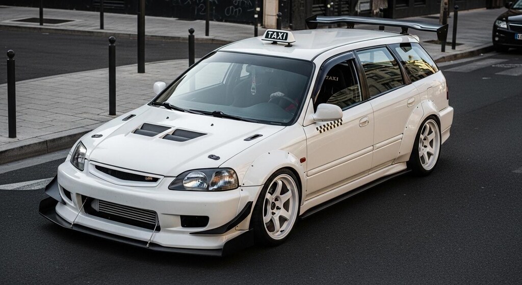 シビックワゴンタクシーのドリ車