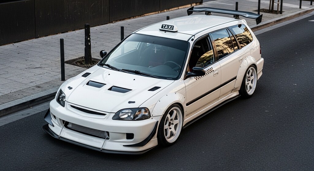 シビックワゴンタクシーのドリ車