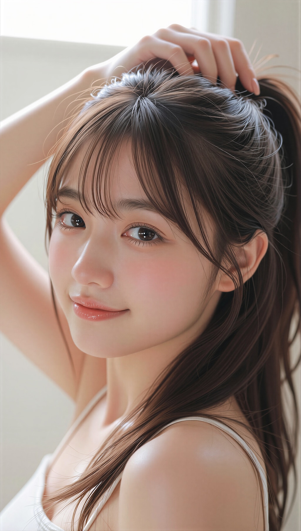 綺麗な髪の女の子