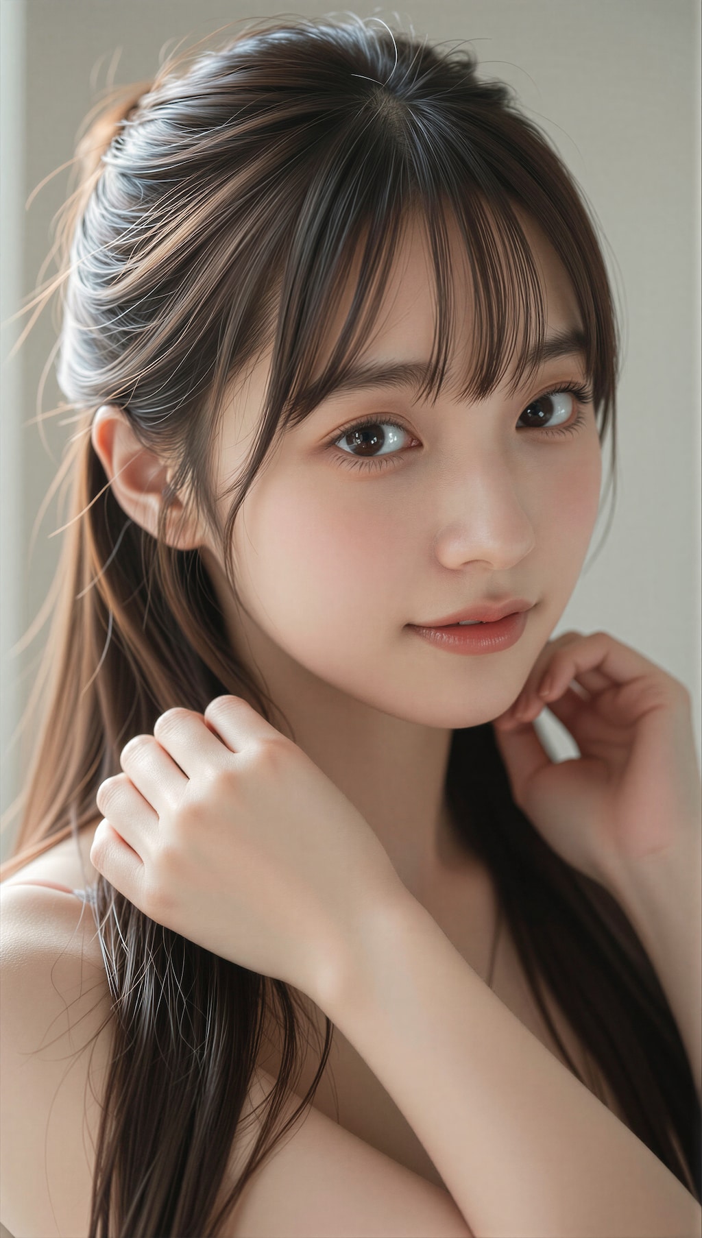 綺麗な髪の女の子