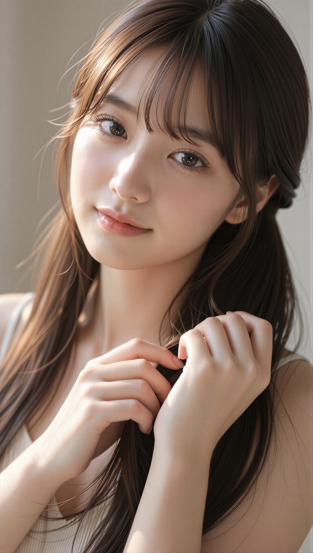 綺麗な髪の女の子