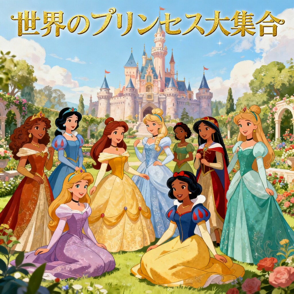 世界のプリンセス大集合👸