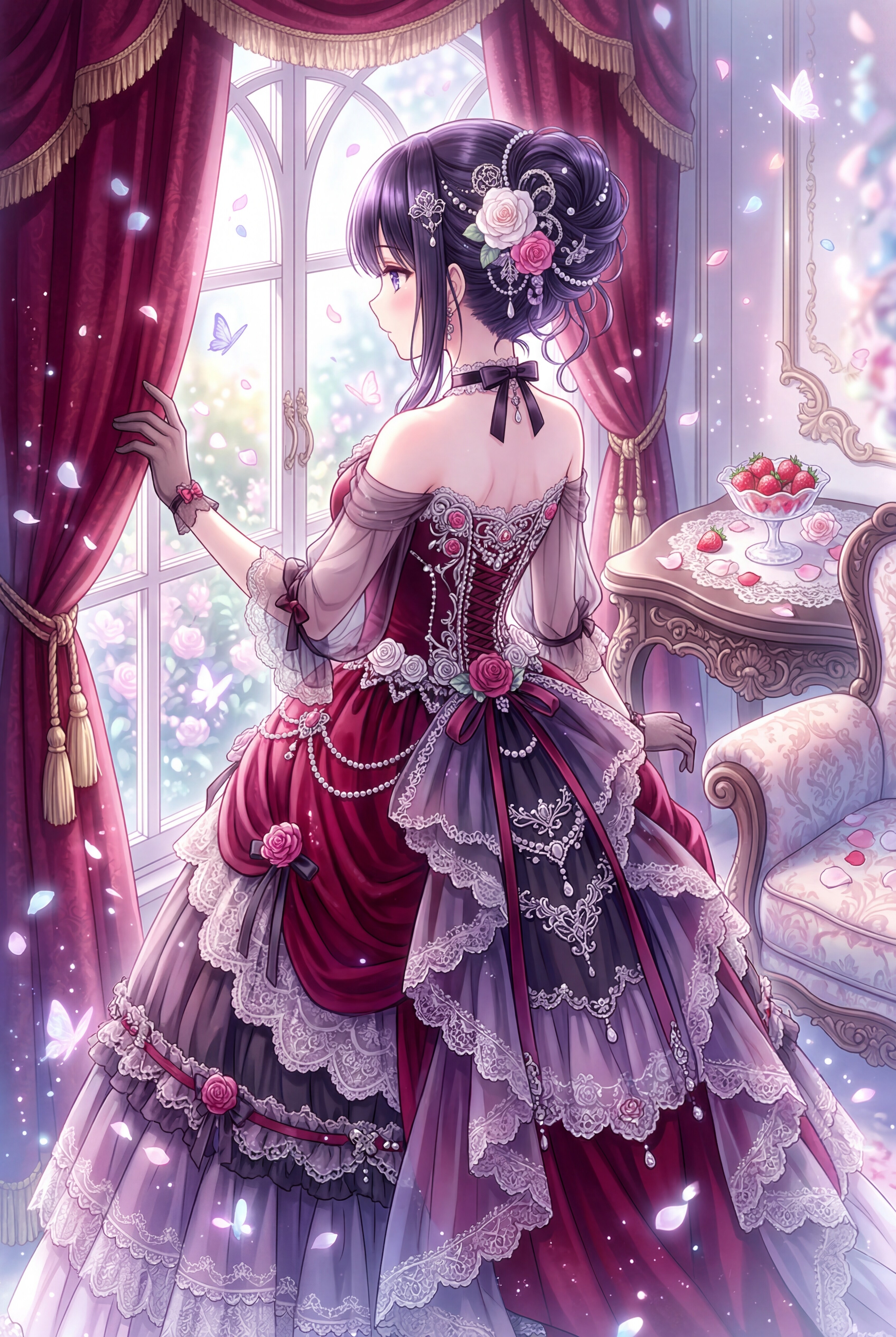薔薇窓の黒影