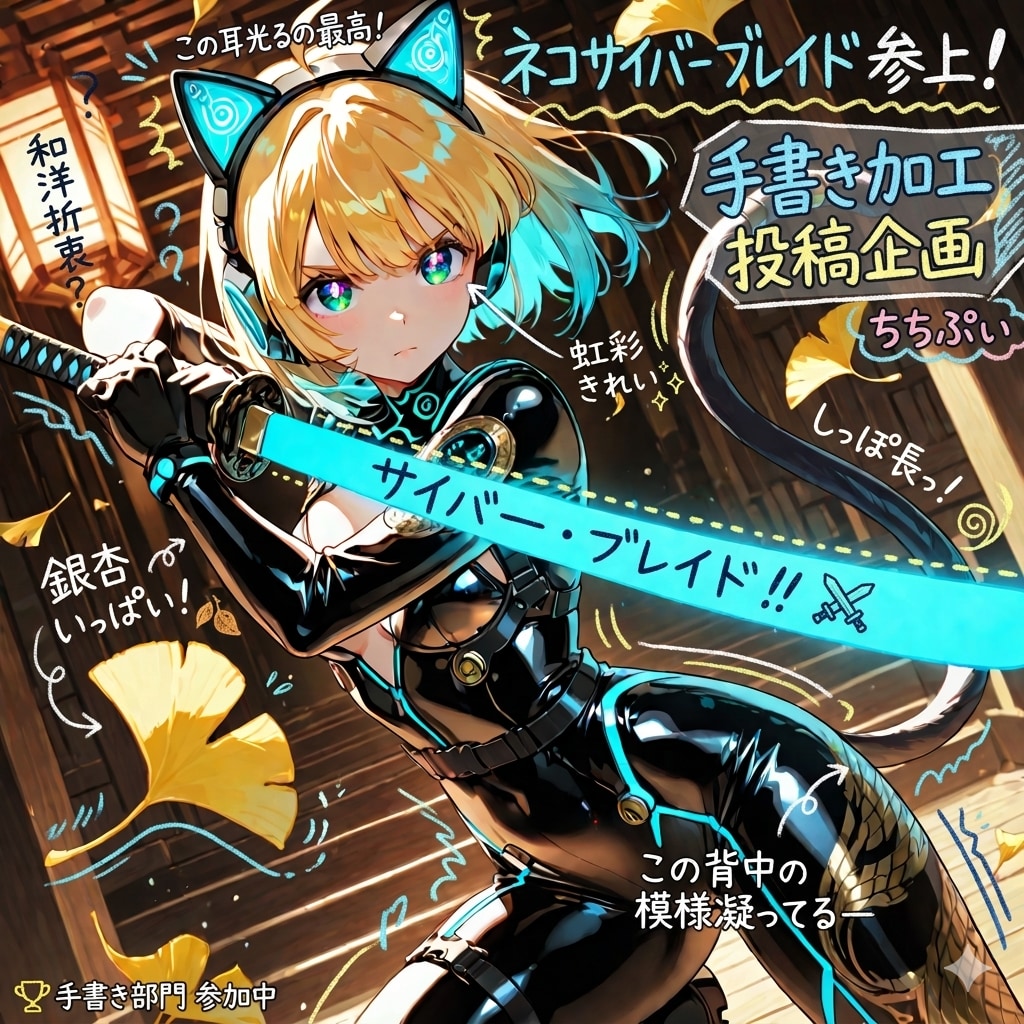 サイバー猫耳女子・デコ盛りカスタム！🐾