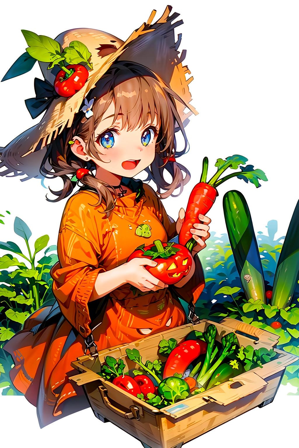 今日のちびっ子　野菜