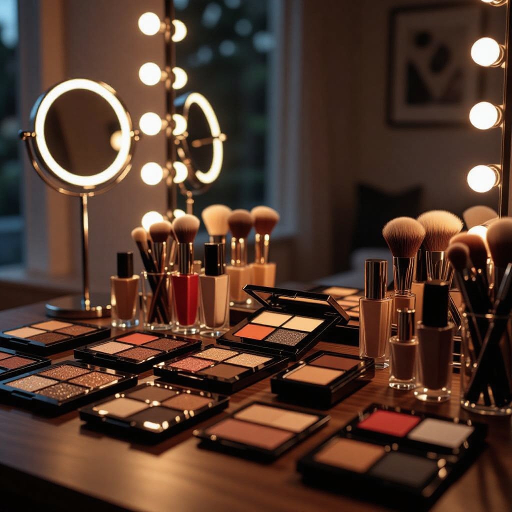 メイク道具 | の人気AIイラスト・グラビア