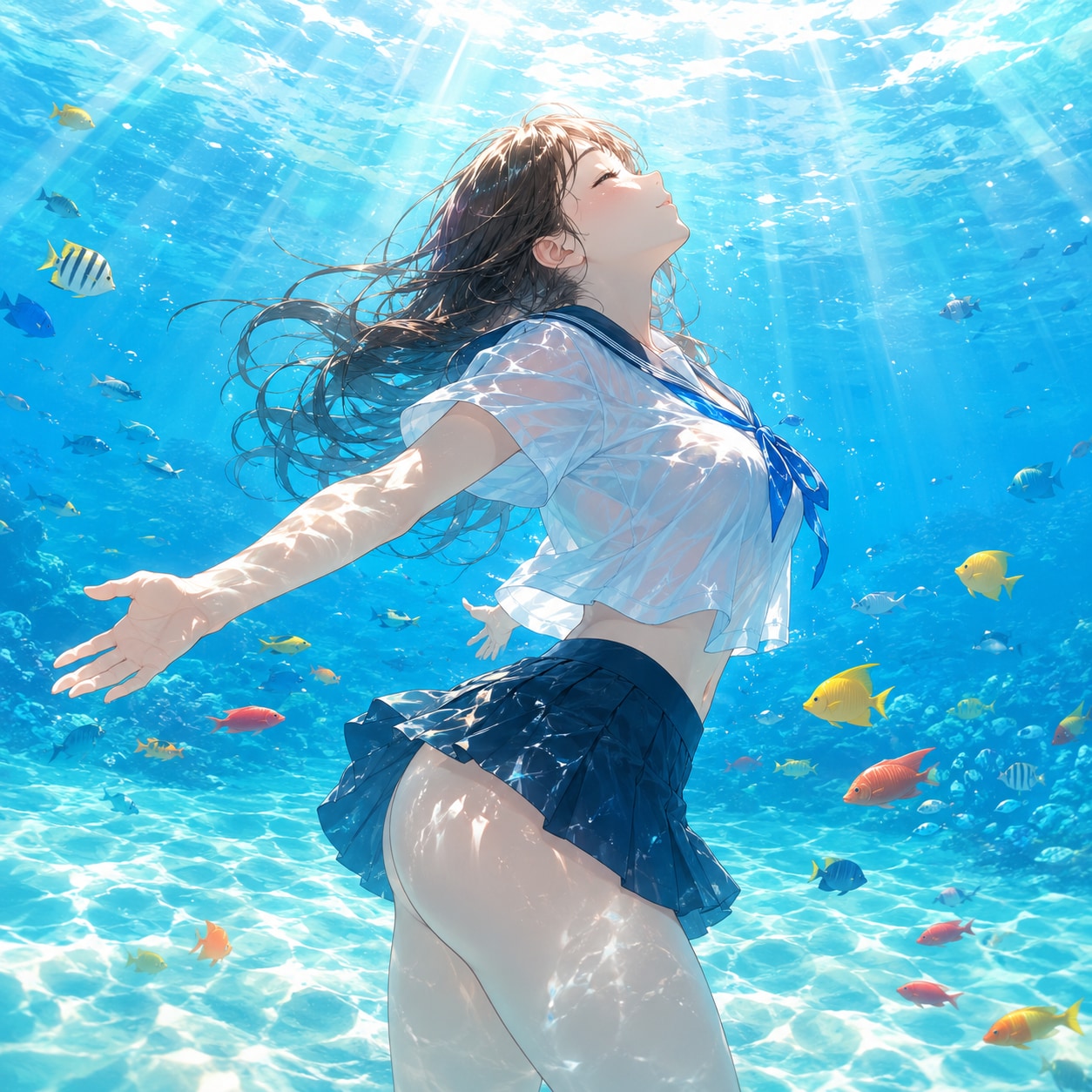 海の光