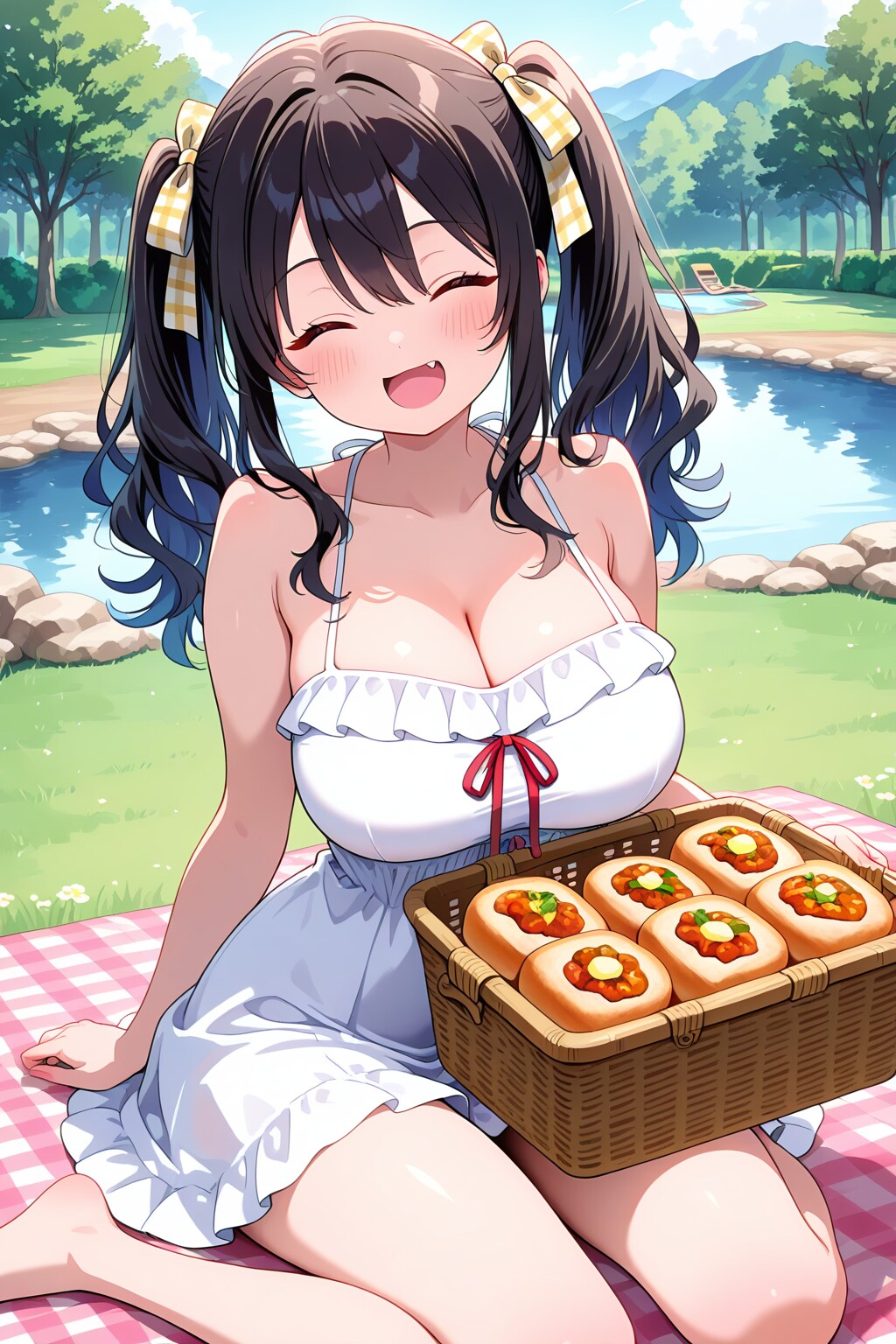 先輩先輩！　いい天気ですね。