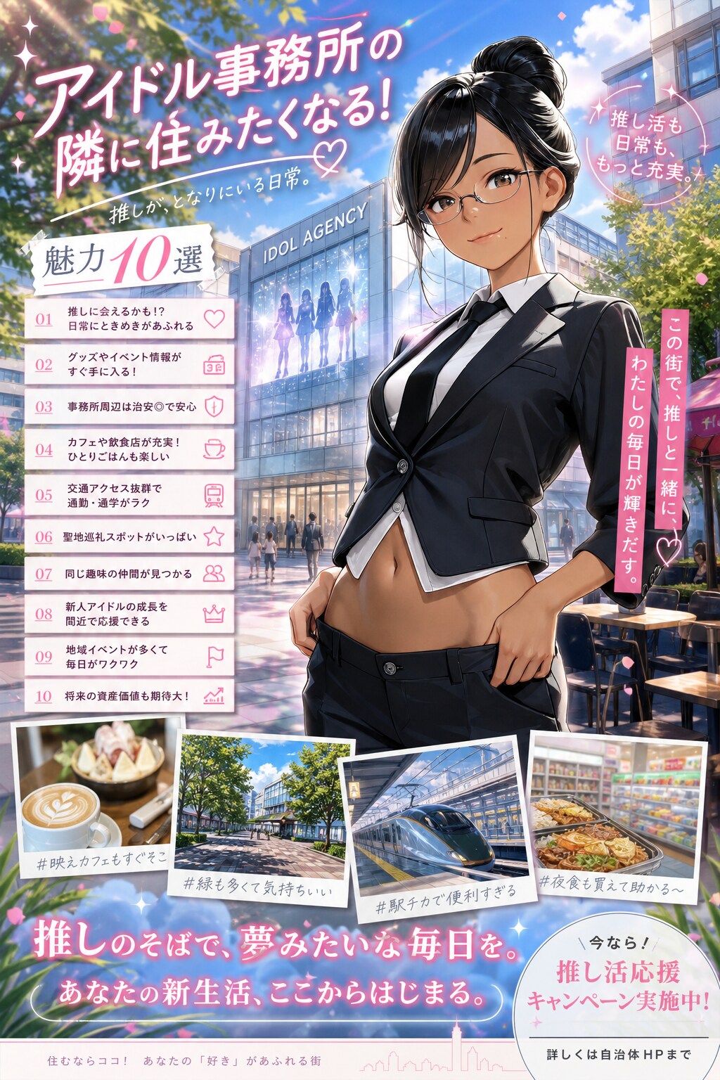 アイドル事務所の隣に住みたくなるPR