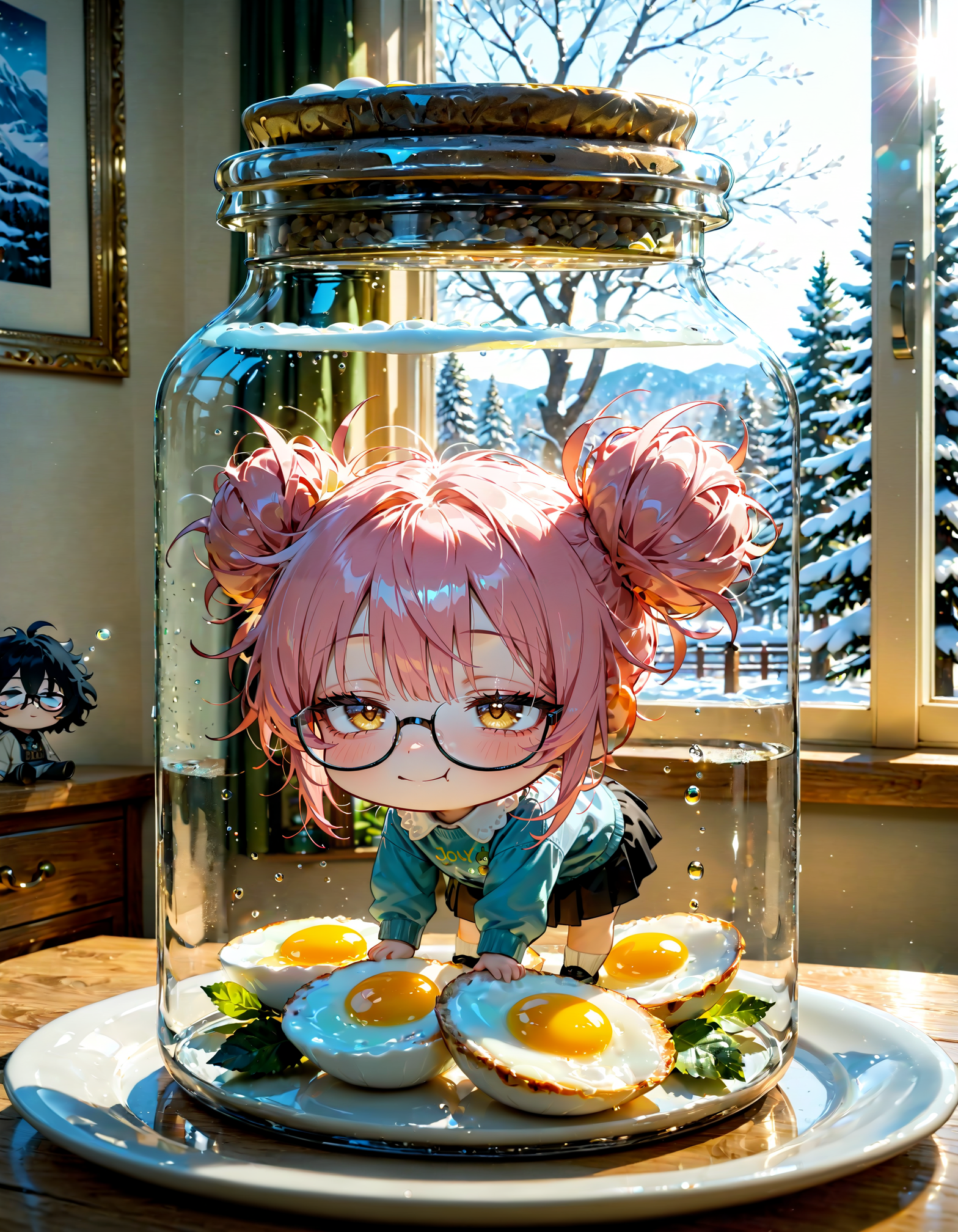 今日は何の日？　ゆでたまごの日 | の人気AIイラスト・グラビア