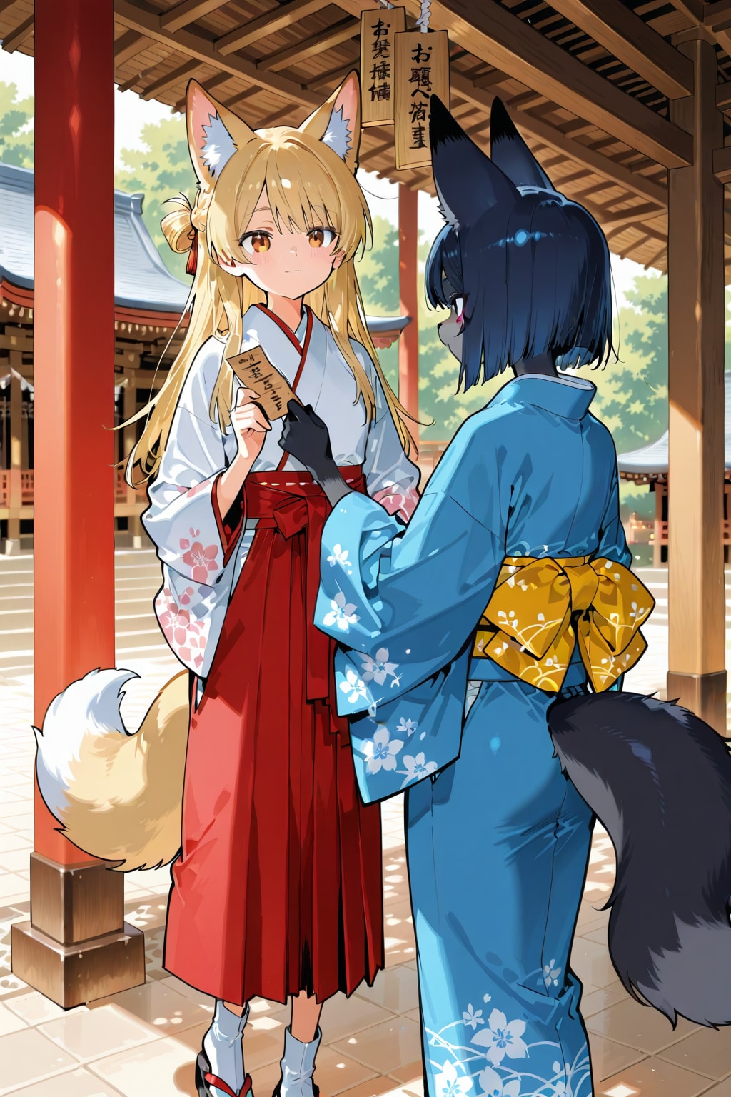 異世界の神社にて