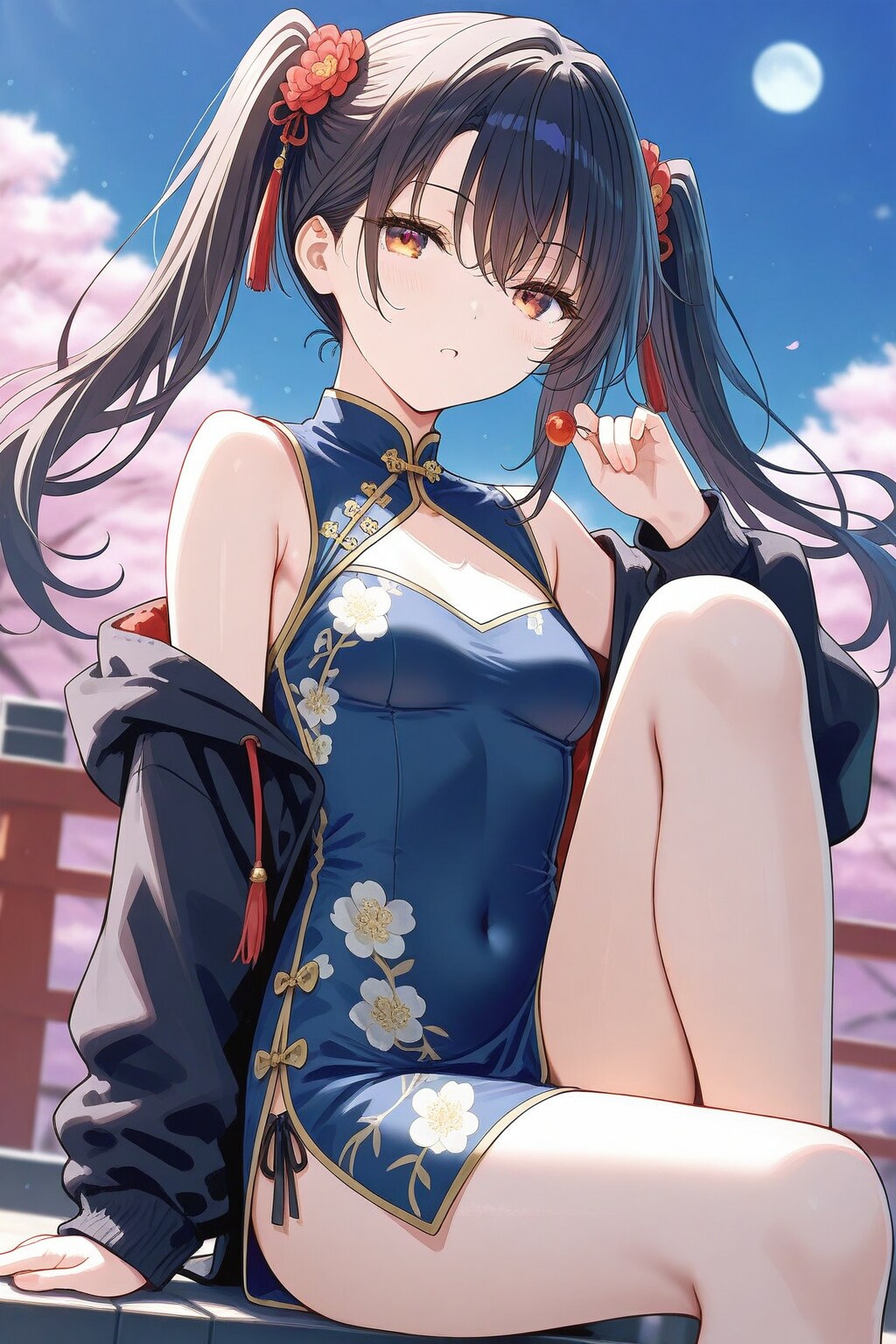 10words/black_twintails
