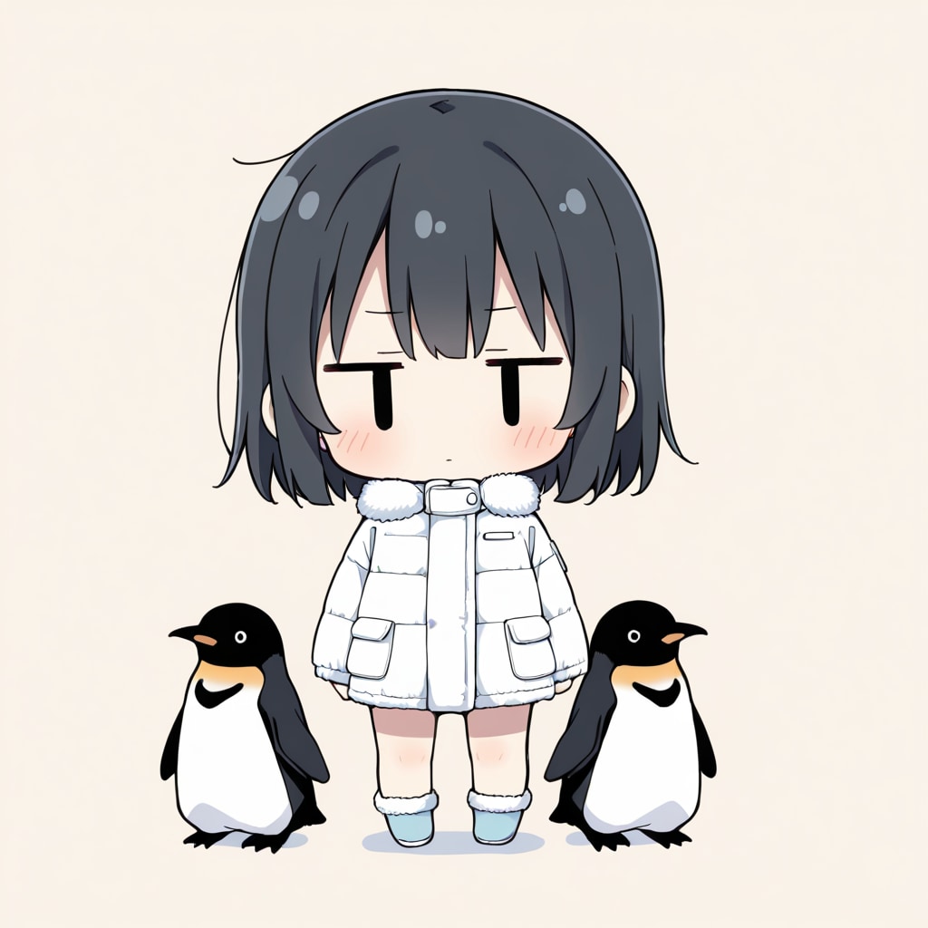 南極でペンギンと遊ぶ