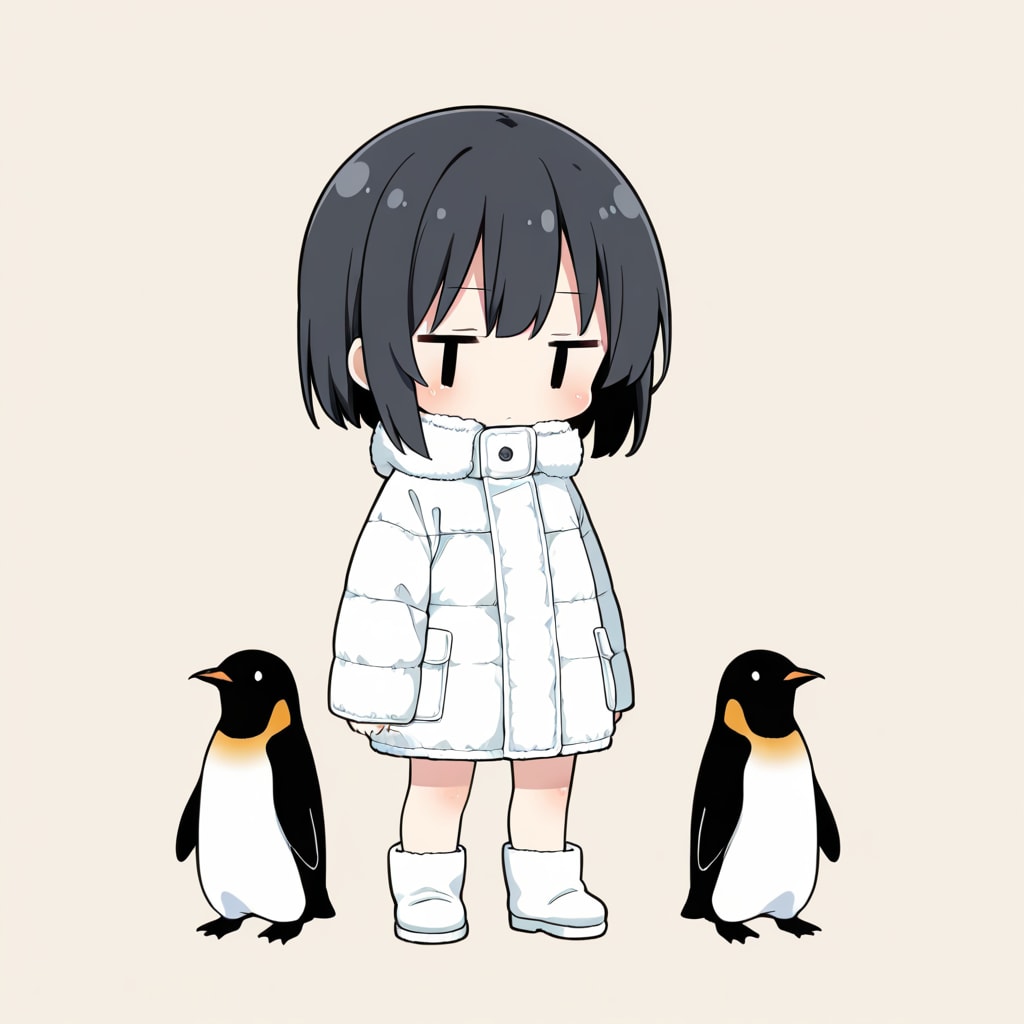 南極でペンギンと遊ぶ