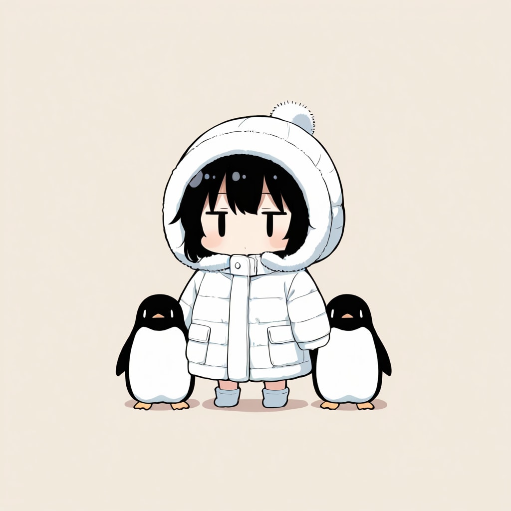 南極でペンギンと遊ぶ