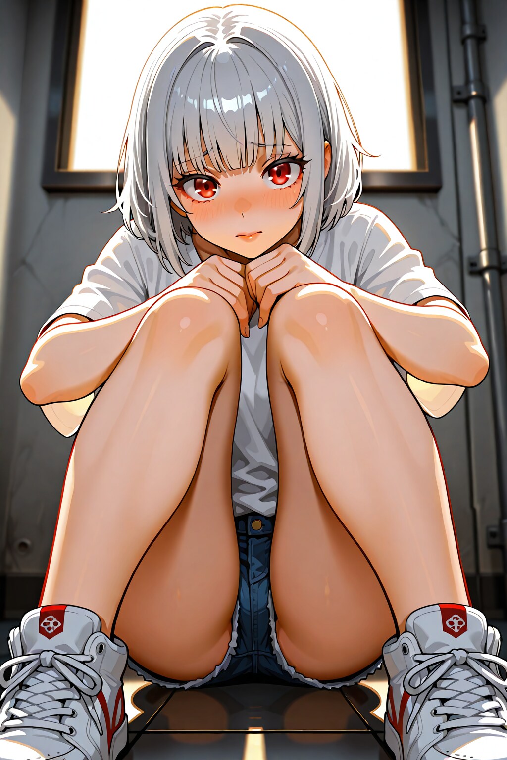 見つめないで！