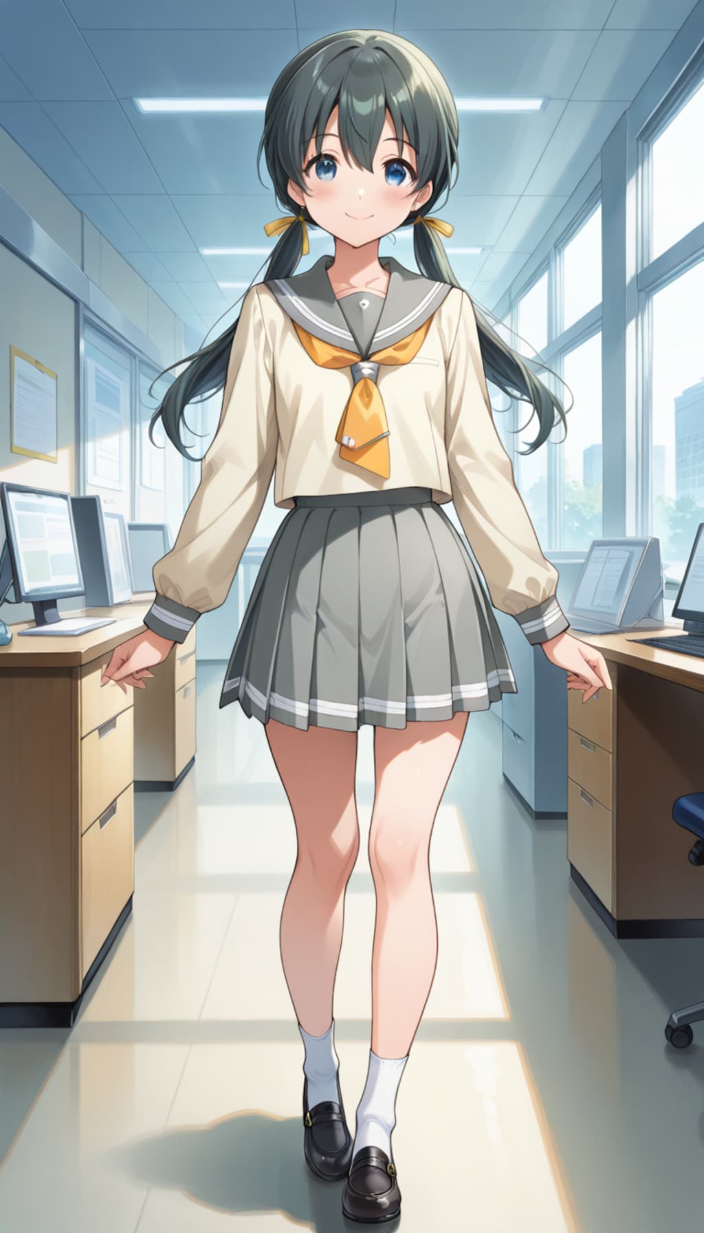 純真ちっぱい(JC)ちゃんが浦の星女学院の生徒だったら