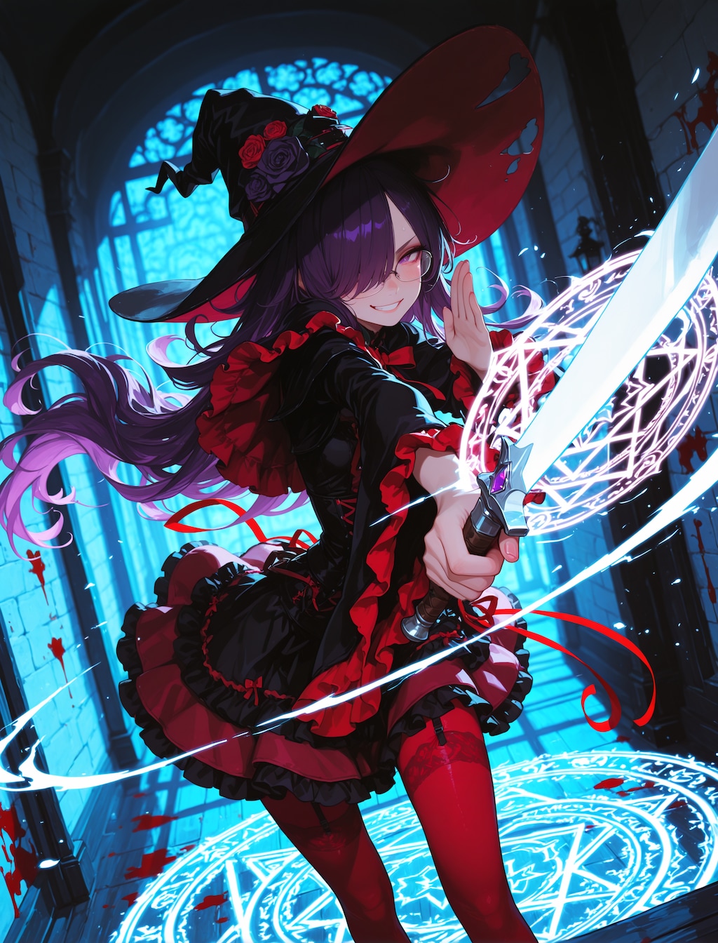 ナイフ使いの魔女さん